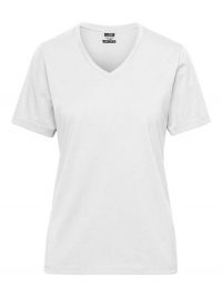 V-Shirt Damen Weiss
